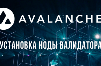 Установка ноды Avalanche